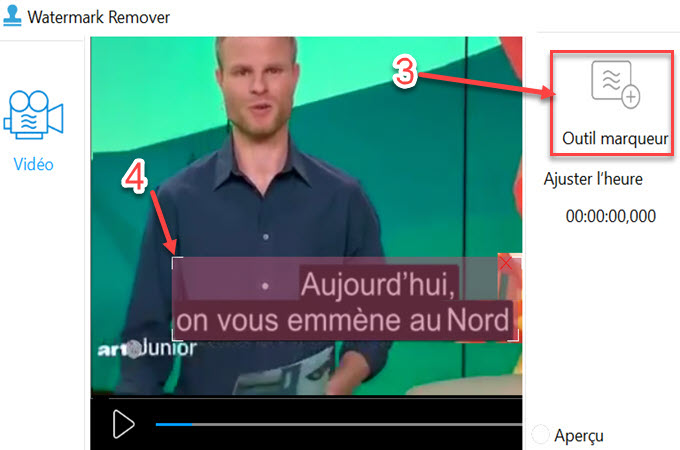 Watermark Remover effacer sous-titres