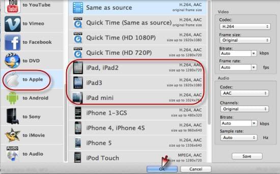 convertir AVI pour iPad sur Mac
