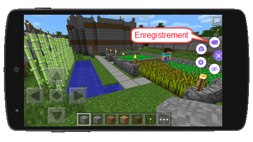enregistreur Minecraft PE sur Android