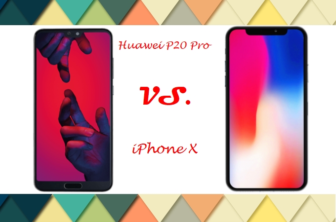 huawei P20 Pro vs iPhone X