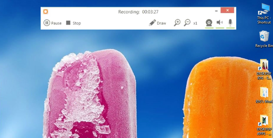 ice cream logiciels de capture vidéo pour Windows 10
