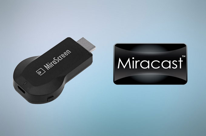 Miracast 비디오 프로젝터 스마트 폰을 연결하십시오