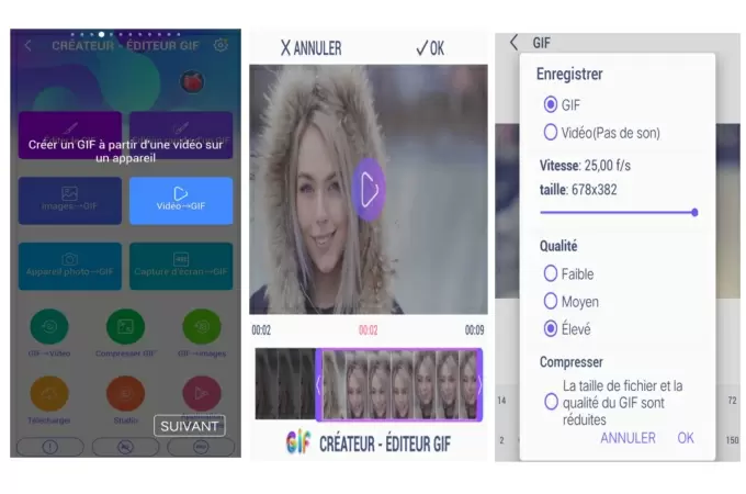 créer un GIF pour Instagram sur Android