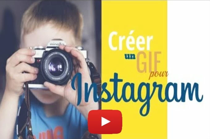 créer un gif pour instagram