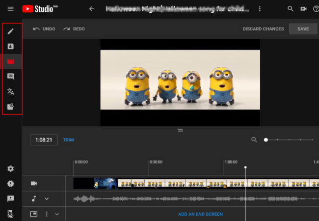 YouTube video editor logiciels de montage vidéo pour Chromebook