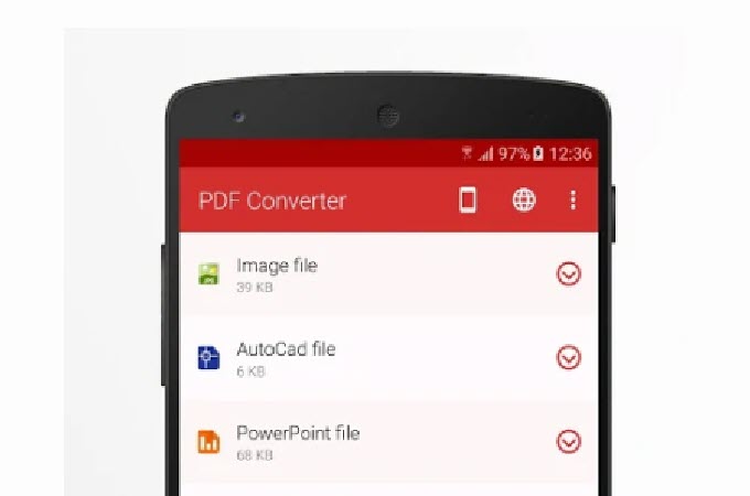 convertir un pdf sur android avec pdfconverter
