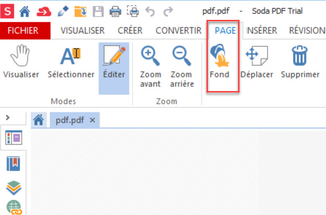 changer le fond de pdf avec sodapdf