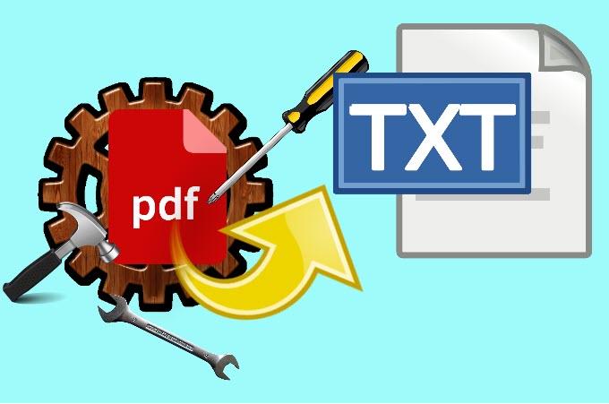 convertir PDF vers TXT