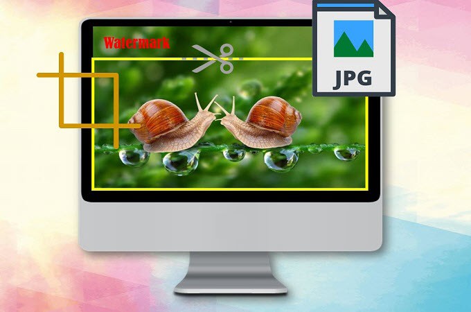 supprimer filigrane sur JPEG