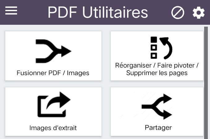 Fusionner Réorganiser PDF