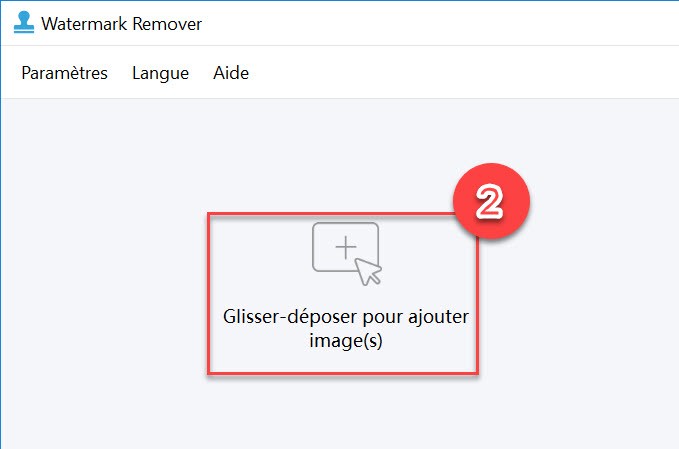 glisser ou déplacer pour ajouter une image