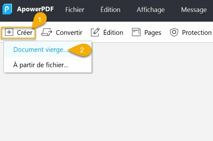 créer pdf avec apowerpdf