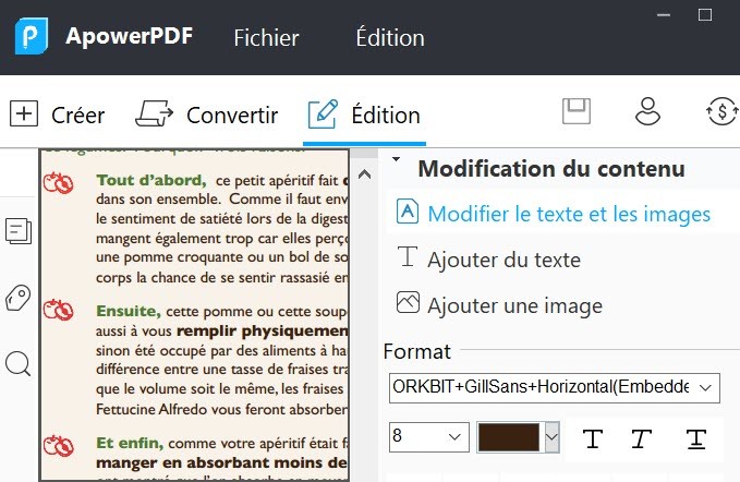 apowerpdf meilleurs logiciels pour modifier un PDF