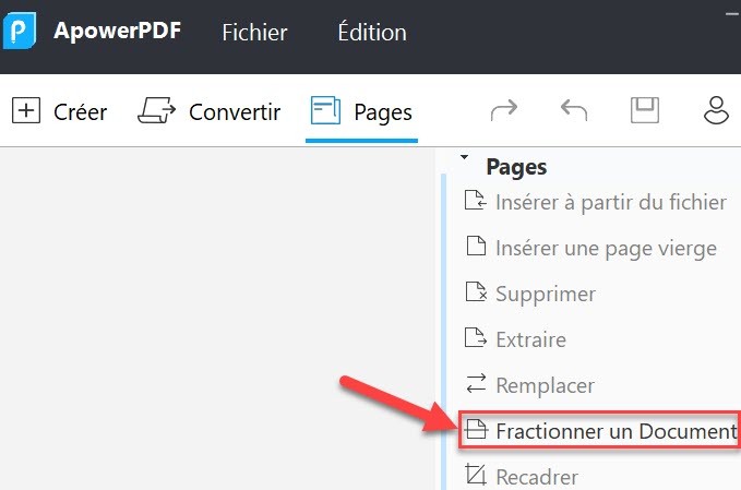 fractionner un pdf