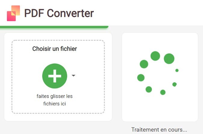 processus de conversion pour convertir une facture PDF en excel