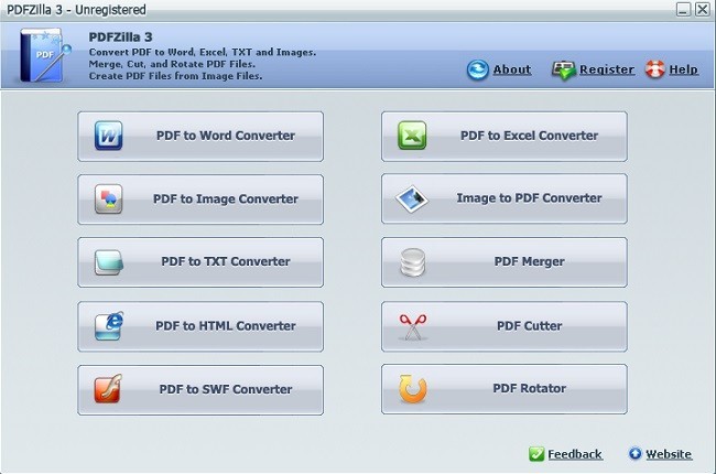 pdfzilla pour convertir une facture PDF en excel