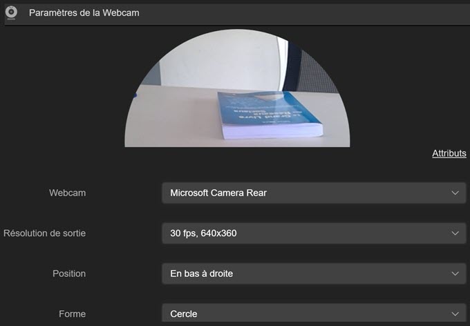 enregistrer la Webcam
