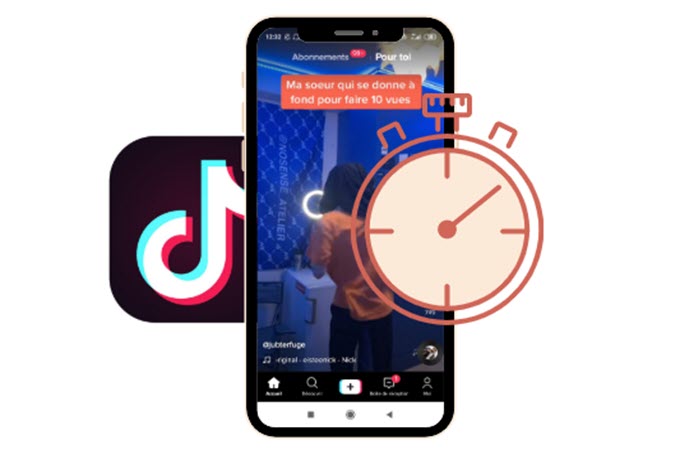 plus de temps sur tik tok