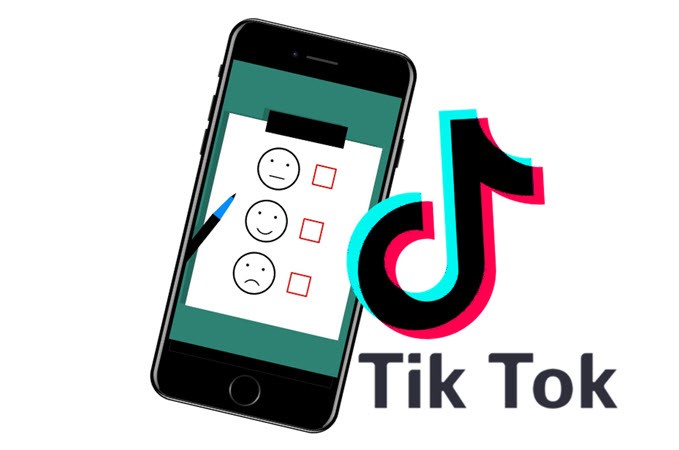 sondage sur Tik Tok