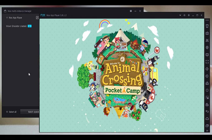  jouer à Pocket Camp sur PC via Nox App Player