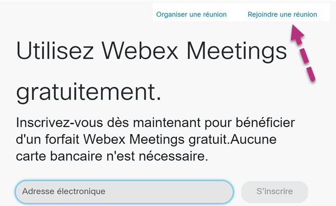webex visioconférence