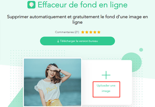 supprimer le fond blanc d’une image en ligne via Apowersoft