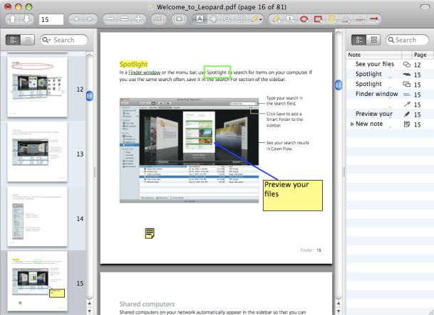 skim  lecteurs PDF pour Mac OS X