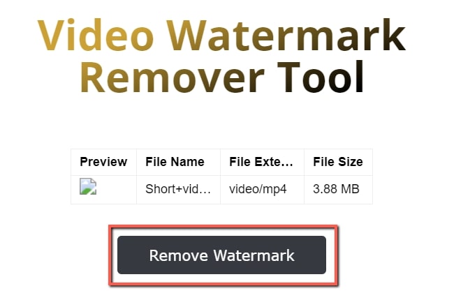 enlever le filligrane Kinemaster via video remover tool