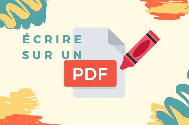 écrire sur un pdf