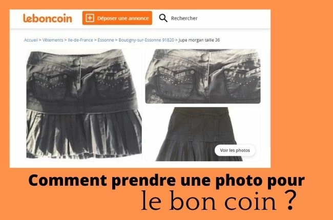 comment prendre une photo pour leboncoin