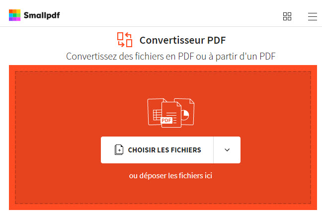 éditer un PDF sur Windows 10 smallpdf