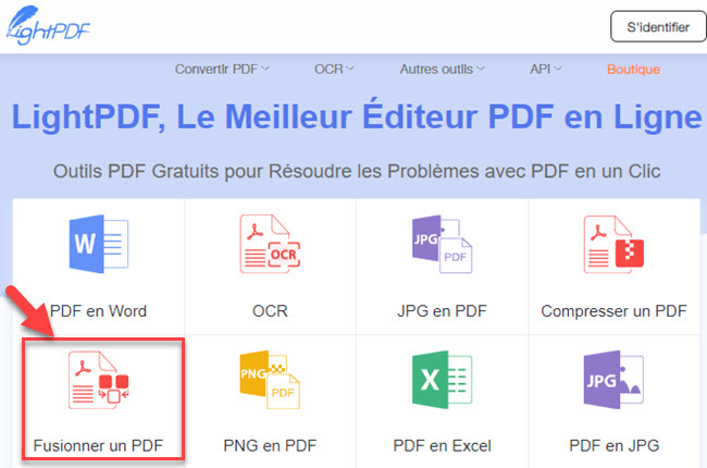 fusionner un pdf pour combiner des captures d'écran en un PDF