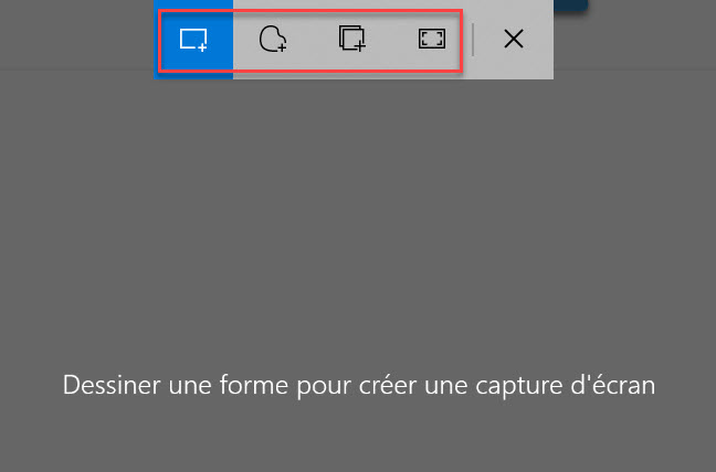 option de capture pour télécharger une image à partir d'un fichier PDF