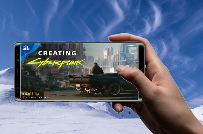 jouer à Cyberpunk 2077 sur smartphone
