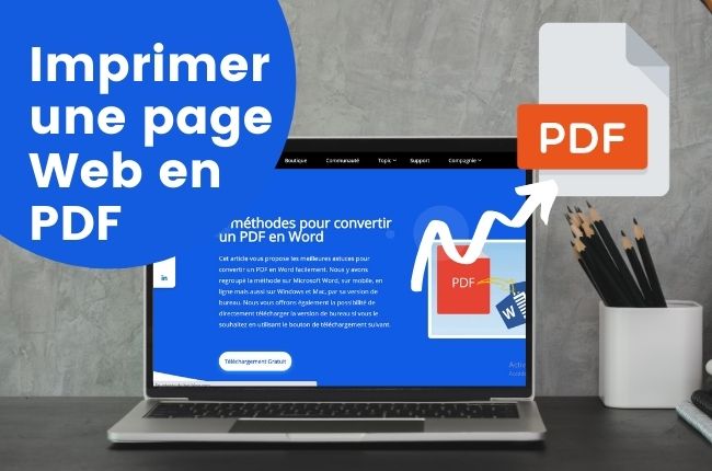 imprimer une page Web en PDF sur ordinateur, smartphone ou tablette 