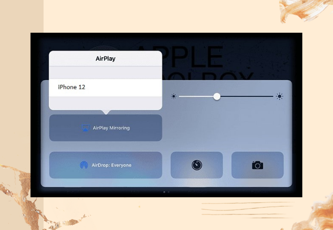 projeter un iPad sur iPhone via airplay