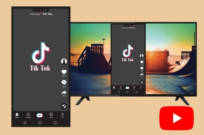 regarder les vidéos TikTok sur TV