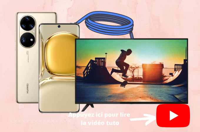 connecter un Huawei P50 sur une TV