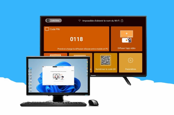 Broadcast Windows 11 a Chromecast LetSview -on