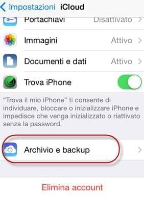 Archivio e backup