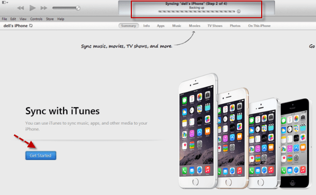 sincronizzare iPhone con iTunes