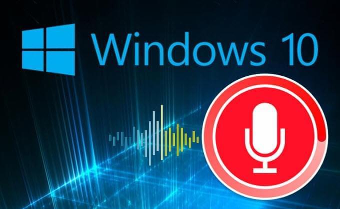 registrare audio su Windows 10