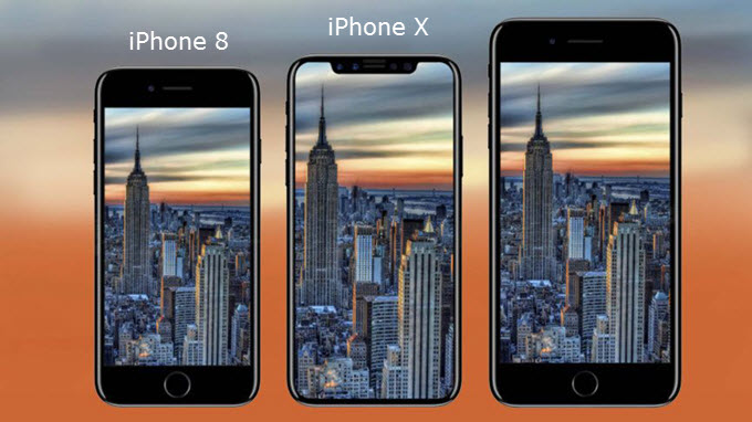 iPhone 8 e iPhone X