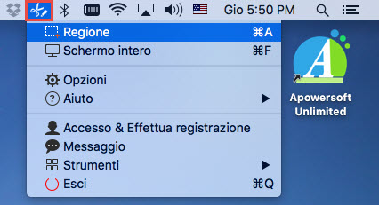 screenshot su Mac