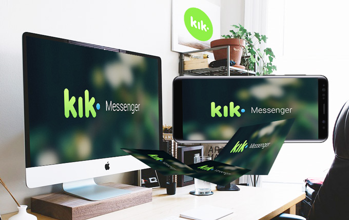 kik on computer