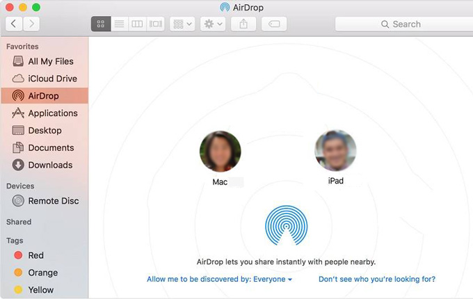 come trasferire file da Mac a iPhone