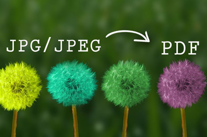 trasforma JPG in PDF