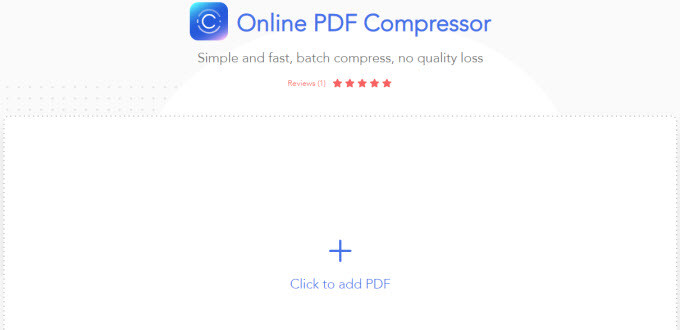 strumento di compressione PDF online gratuito