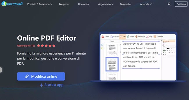 editor pdf gratuito ApowerPDF