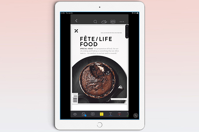 leggere un PDF su iPad
